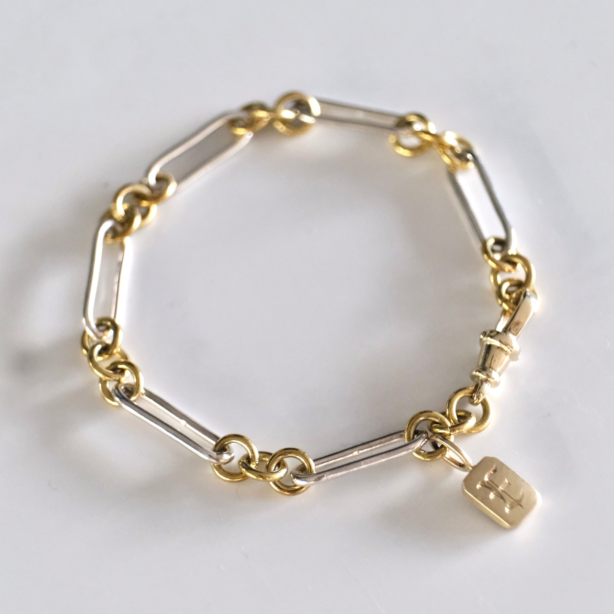 Metro Modern Mixed Metal Bracelet main image 0